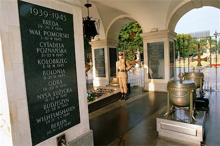 Soldier Standing Guard, Tomb of Unknown Soldier Warsaw, Poland Stock Photo - Rights-Managed, Code: 700-00547532