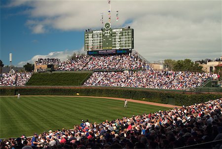 stadium event us - Wrigley Field, Chicago, Illinois, USA Stock Photo - Rights-Managed, Code: 700-00549144