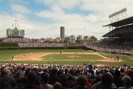 stadium event us - Wrigley Field, Chicago, Illinois, USA Stock Photo - Rights-Managed, Code: 700-00549142