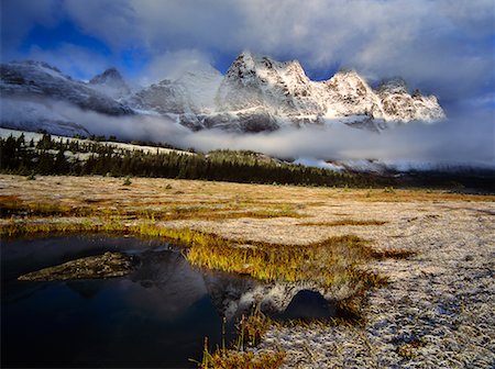 The Ramparts, Tonquin Valley, Jasper National Park, Alberta, Canada Stock Photo - Rights-Managed, Code: 700-00549252