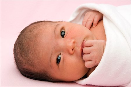 swaddle - Portrait of Baby Stock Photo - Rights-Managed, Code: 700-00549502