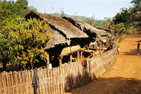 refugee - Village in Karen Nation, Thailand Stock Photo - Rights-Managed, Code: 700-00543648