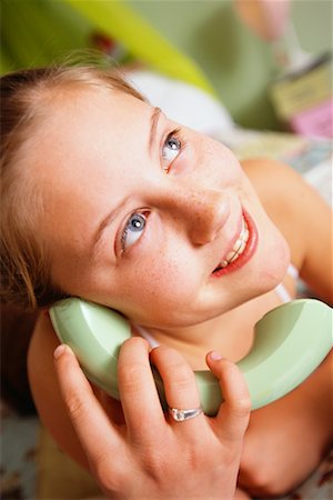 simsearch:700-01248703,k - Girl Talking on Phone Stock Photo - Rights-Managed, Code: 700-00543820