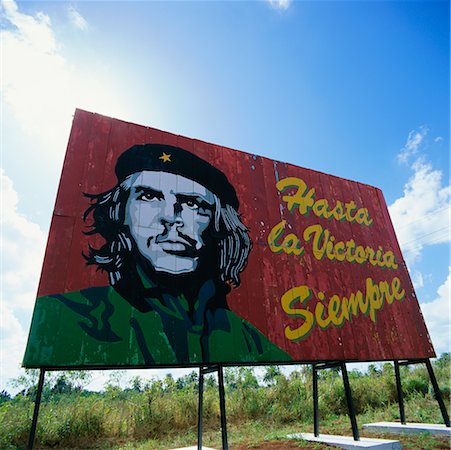 field cuba - Poster of Che Guevara, Cuba Stock Photo - Rights-Managed, Code: 700-00543842