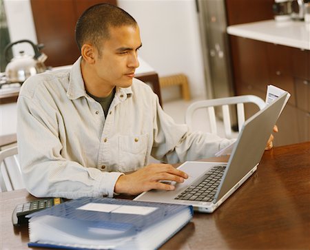 simsearch:700-00609249,k - Man Using Laptop Computer Stock Photo - Rights-Managed, Code: 700-00543977