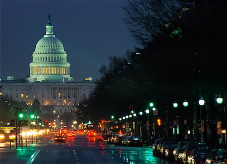 Pennsylvania Avenue, Washington D.C., USA Stock Photo - Rights-Managed, Code: 700-00555036