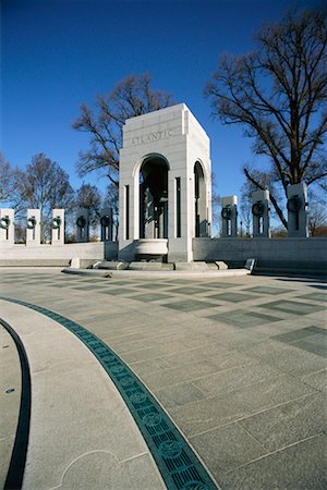 simsearch:841-07457532,k - National World War II Memorial, Atlantic Pavilion, Washington D.C., USA Stock Photo - Rights-Managed, Code: 700-00555031