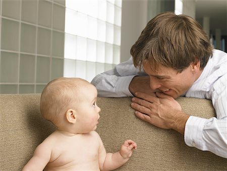 Father and Baby Stock Photo - Rights-Managed, Code: 700-00555200