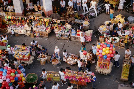 pictures of people in the market in the philippines - Overview of Festival, Cebu, Philippines Stock Photo - Rights-Managed, Code: 700-00555265