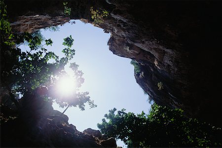 Looking Up At Rock Face, Finike, Antalya Province, Turkey Stock Photo - Rights-Managed, Code: 700-00555793