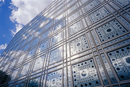 paris row building - L'Institut du Monde Arabe, Paris, France Stock Photo - Rights-Managed, Code: 700-00556429