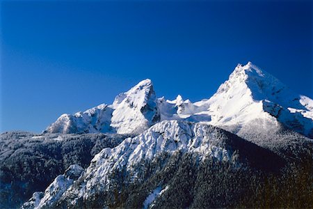 Watzmann Mountain, Berchtesgadener Land, Bavaria, Germany Stock Photo - Rights-Managed, Code: 700-00556766