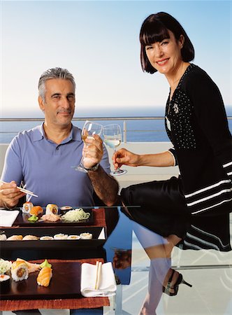 Couple Toasting Stock Photo - Rights-Managed, Code: 700-00557058