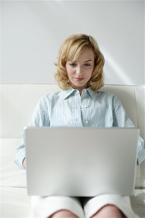 simsearch:700-00083403,k - Woman Using Laptop Computer Stock Photo - Rights-Managed, Code: 700-00557218