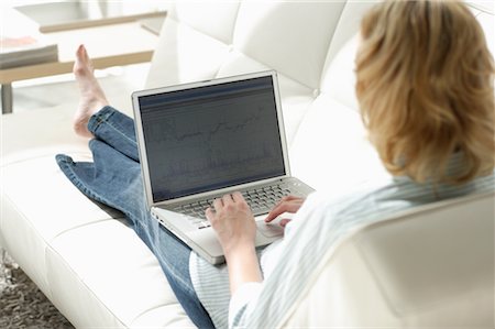simsearch:700-00083403,k - Woman Using Laptop Computer Stock Photo - Rights-Managed, Code: 700-00557220