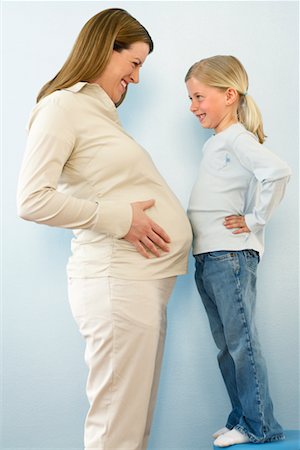 simsearch:700-00557270,k - Pregnant Mother with Daughter Stock Photo - Rights-Managed, Code: 700-00557274