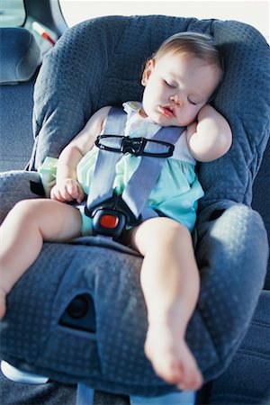 simsearch:700-07311591,k - Sleeping Baby in Car Seat Stock Photo - Rights-Managed, Code: 700-00557590