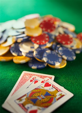 simsearch:700-00768672,k - Playing Cards and Poker Chips Stock Photo - Rights-Managed, Code: 700-00550387
