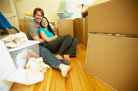 simsearch:700-00515032,k - Couple Moving Into New Home Stock Photo - Rights-Managed, Code: 700-00550528