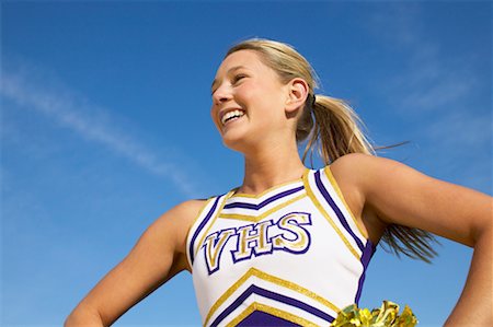 school spirit - Cheerleader Stock Photo - Rights-Managed, Code: 700-00550577