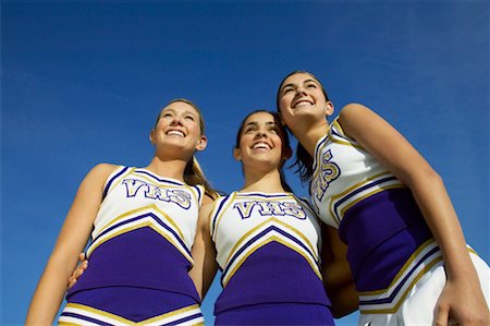 school spirit - Cheerleaders Stock Photo - Rights-Managed, Code: 700-00550570