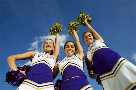 school spirit - Cheerleaders Stock Photo - Rights-Managed, Code: 700-00550572