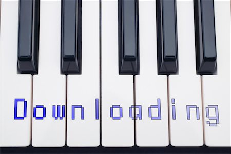 simsearch:700-00023730,k - Piano Keyboard with Text Stock Photo - Rights-Managed, Code: 700-00553917