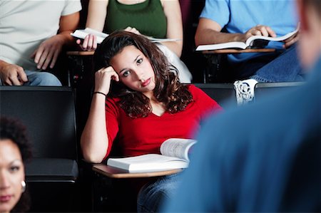 Woman in Classroom Stock Photo - Rights-Managed, Code: 700-00561086
