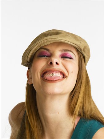 simsearch:700-00561877,k - Woman with Tongue Piercing Stock Photo - Rights-Managed, Code: 700-00561871