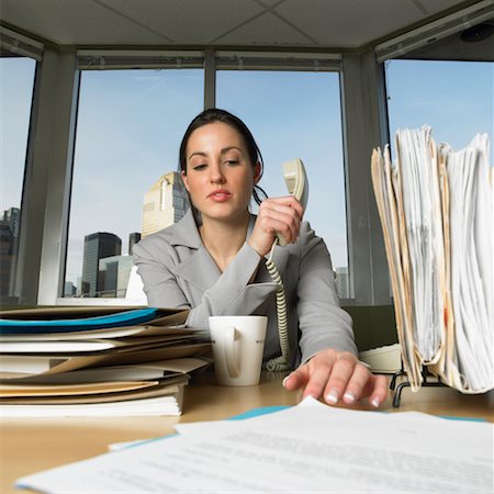 simsearch:700-00523344,k - Businesswoman On the Phone At Her Desk Stock Photo - Rights-Managed, Code: 700-00593070