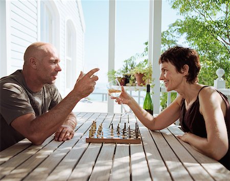 simsearch:700-00424852,k - Couple Drinking Wine Stock Photo - Rights-Managed, Code: 700-00606304