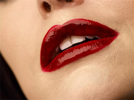 simsearch:700-00606512,k - Close-up of A Woman's Lips Stock Photo - Rights-Managed, Code: 700-00606532