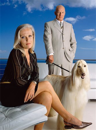 Portrait of Couple with Dog Stock Photo - Rights-Managed, Code: 700-00607382