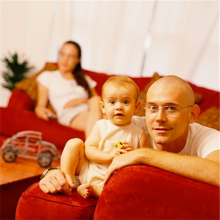 simsearch:700-01582158,k - Family at Home Stock Photo - Rights-Managed, Code: 700-00608675