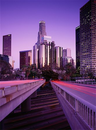 simsearch:700-06407961,k - Los Angeles at Night, California, USA Stock Photo - Rights-Managed, Code: 700-00608806