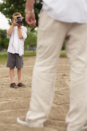 simsearch:700-00069467,k - Father and Son Taking Pictures Stock Photo - Rights-Managed, Code: 700-00609059