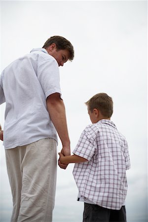 Father and Son Outdoors Stock Photo - Rights-Managed, Code: 700-00609067