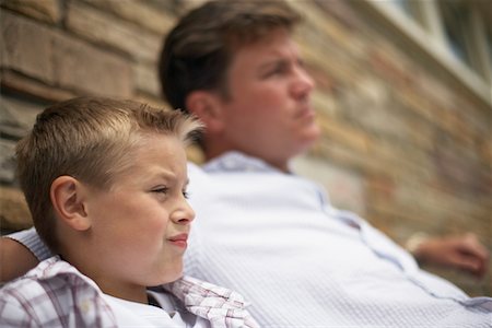 simsearch:700-00069467,k - Father and Son Outdoors Stock Photo - Rights-Managed, Code: 700-00609088