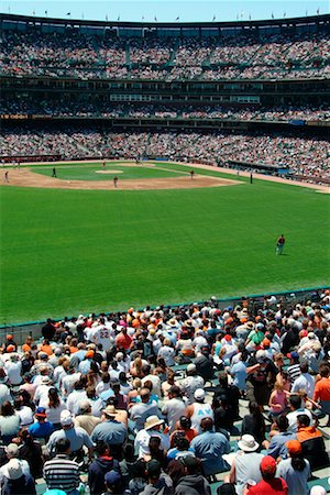 Baseball Game, SBC Park, San Francisco, California, USA Stock Photo - Rights-Managed, Code: 700-00609118