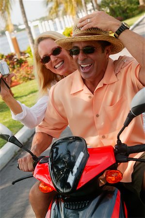 Couple on Scooter Stock Photo - Rights-Managed, Code: 700-00609368