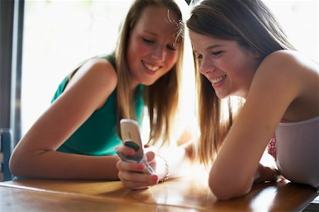 simsearch:700-00606683,k - Teenagers with Cell Phones Stock Photo - Rights-Managed, Code: 700-00609534