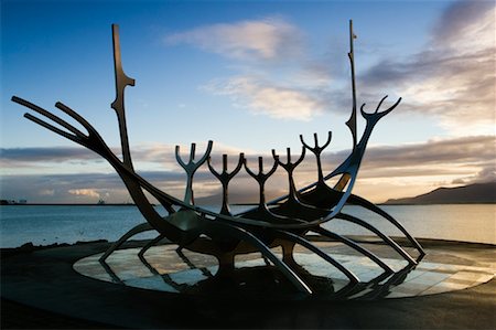 simsearch:700-00609748,k - Solfar Sculpture in Reykjavik, Iceland Stock Photo - Rights-Managed, Code: 700-00609749