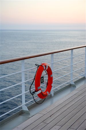 simsearch:700-00031108,k - Life Preserver on Deck of Cruise Ship Stock Photo - Rights-Managed, Code: 700-00616776
