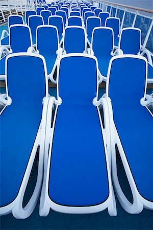 simsearch:700-01236711,k - Deck Chairs on Cruise Ship Stock Photo - Rights-Managed, Code: 700-00616815