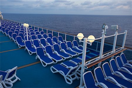 simsearch:700-01236711,k - Deck Chairs on Cruise Ship Stock Photo - Rights-Managed, Code: 700-00616816