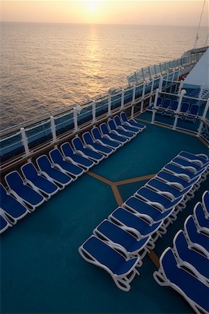 simsearch:700-01111260,k - Deck Chairs on Cruise Ship Stock Photo - Rights-Managed, Code: 700-00616817