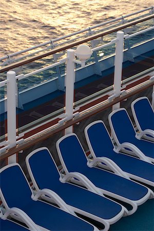 simsearch:700-01111260,k - Deck Chairs on Cruise Ship Stock Photo - Rights-Managed, Code: 700-00616818