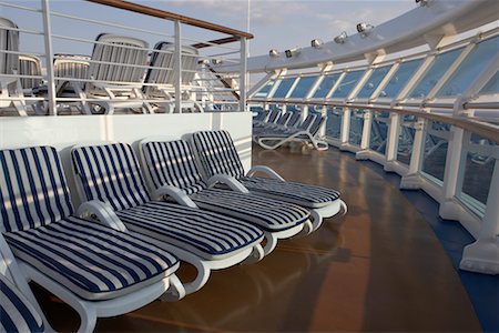 simsearch:700-01236711,k - Deck Chairs on Cruise Ship Stock Photo - Rights-Managed, Code: 700-00616823