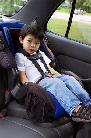 simsearch:700-07311591,k - Portrait of Boy in Car Seat Stock Photo - Rights-Managed, Code: 700-00617346