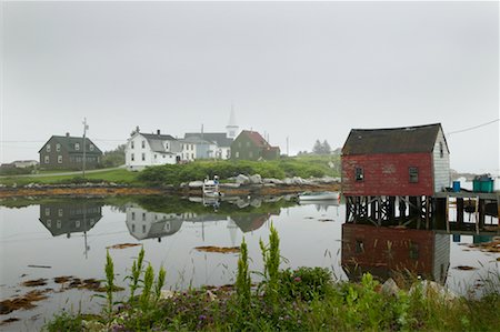 simsearch:600-01540973,k - Fishing Village in Prospect Bay, Nova Scotia, Canada Stock Photo - Rights-Managed, Code: 700-00617485